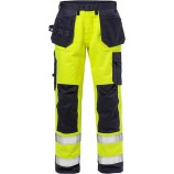 Fristads Flame high vis craftsman trousers cl 2 2584 FLAM