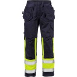 Fristads Flame high vis craftsman trousers cl 1 2586 FLAM