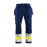 Blaklader 1558 High Vis Trousers With Stretch