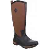 Muck Boots Arctic Adventure Pull On Wellington Boot Black/Tan