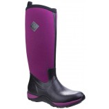 Muckboot Ladies Arctic Adventure Black/Maroon