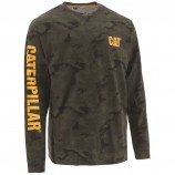 Caterpillar Trademark Banner Long Sleeve Tee