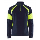 Blåkläder 35501158 Sweatshirt with Hi-Vis panels