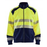 Blaklader 3558 High Vis Sweatshirt With Full Zip