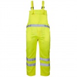 Supertouch H51 Hi Vis Polycotton Bib Trousers