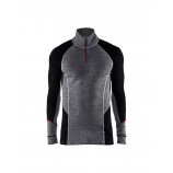 Blaklader 4699 Underwear Zip-Neck Top Xwarm, 100% Merino