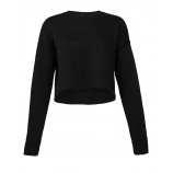 Bella Canvas BE221 Women's cropped crew fleece