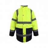 Blackrock 80012 Hi-Vis Yellow/Navy Two Tone Coat