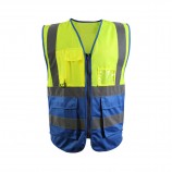 Blackrock 803018 Hi-Vis Yellow/Blue Premium Waistcoat