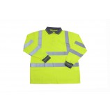 Blackrock 80319 Hi-Vis Orange Long-Sleeve Polo Shirt