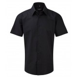 Russell Collection 923M Short Sleeve Tailored Oxford Shirt