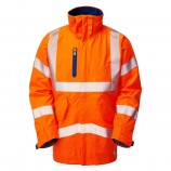 Leo Workwear Marisco Iso 20471 Cl 3 High Performance Waterproof Anorak