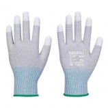 Portwest A698 MR13 ESD PU Fingertip Glove (Pack 12)