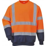 Portwest B306 Two Tone Hi-Vis Sweatshirt