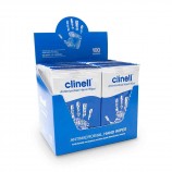 Clinell CM1903 Clinell Antibacterial Hand Wipes Individually Wrapped Box 100