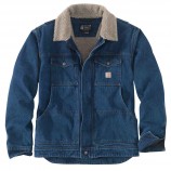 Carhartt 105478 Relaxed Denim Sherpa Lined Jacket