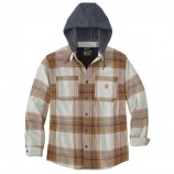 Carhartt 105938 Flannel Sherpa-Lined Shirt Jac