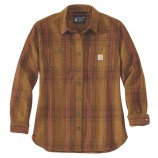 Carhartt 105991 Women's Twill L/S Plaid Shirt