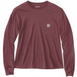 Carhartt 106121 Women's Lightweight L/S Pocket T-Shirt