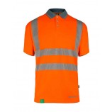 Envirowear EWCPKSS Recyclable Hi-Vis Polo Shirt