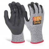 GZ01GY Glovezilla Nitrile Palm Coated Glove