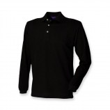 Henbury H105 Classic Long Sleeve Polo 