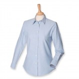 Henbury H511 Ladies Long Sleeve Classic Oxford Shirt