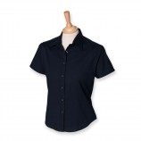 Henbury H540 Ladies Fitted Short Sleeve Blouse