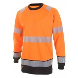 Click HVTT005 Hivis Two Tone L/S T Shirt