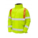 Leo Workwear Portmore Orange Brace Superior Bomber Jacket