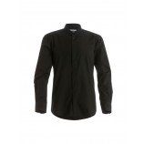 Kustom Kit Long Sleeve Mandarin Collar Shirt