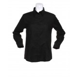 Kustom Kit Ladies Long Sleeve Workwear Oxford Shirt