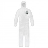 Lakeland GLKESGP5281 SafeGard® GP White Coverall with Hood