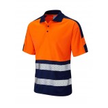 Leo Watersmeet EcoViz Performance+ Dual Colour Polo Shirt