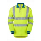 Pulsar® P458 Hi Viz Cut Resistant Sleeve Polo Shirt