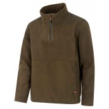 Hoggs of Fife Green King II 1/4 Zip Bonded Fleece