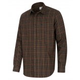 Hoggs of Fife Harris Cotton/Wool Twill Check Shirt