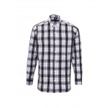 Premier PR254 Ginmill check cotton long sleeve shirt