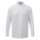 Premier PR258 Banded collar grandad long sleeve shirt