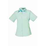 Premier PR302 Ladies Short Sleeve Poplin Blouse