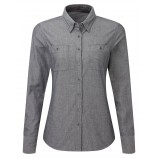 Premier PR347 Women’s Chambray shirt, organic and Fairtrade certified