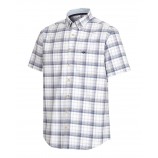 Hoggs of Fife Tresness Short Sleeve Cotton Stretch Check Shirt