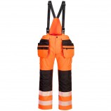 Portwest PW356 PW3 Hi-Vis Rain Bib and Brace