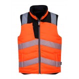 Portwest PW374 PW3 Hi-Vis Reversible Bodywarmer