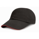 Result RC24P Low-Profile Heavy Brushed Cotton Cap With Sandwich Peak