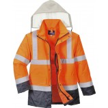 Portwest S471 Hi-Vis 4-in-1 Contrast Traffic Jacket