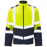 Supertouch H141Hi Vis 2 Tone Yellow Softshell Jacket