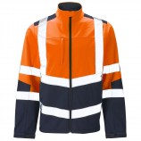 Supertouch H142Hi Vis 2 Tone Orange Softshell Jacket