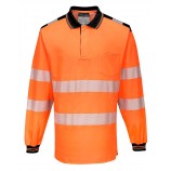 Portwest T184 PW3 Hi-Vis Polo Shirt L/S