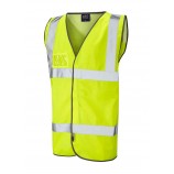 Leo Workwear Velator ISO 20471 Class 2 Mesh Back Waistcoat